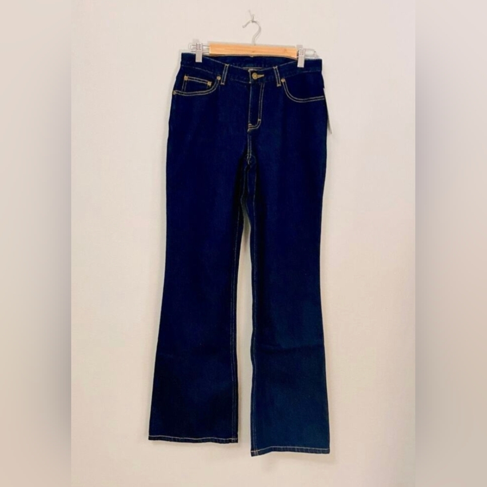 New Dark Low Rise Flare Newport News Denim